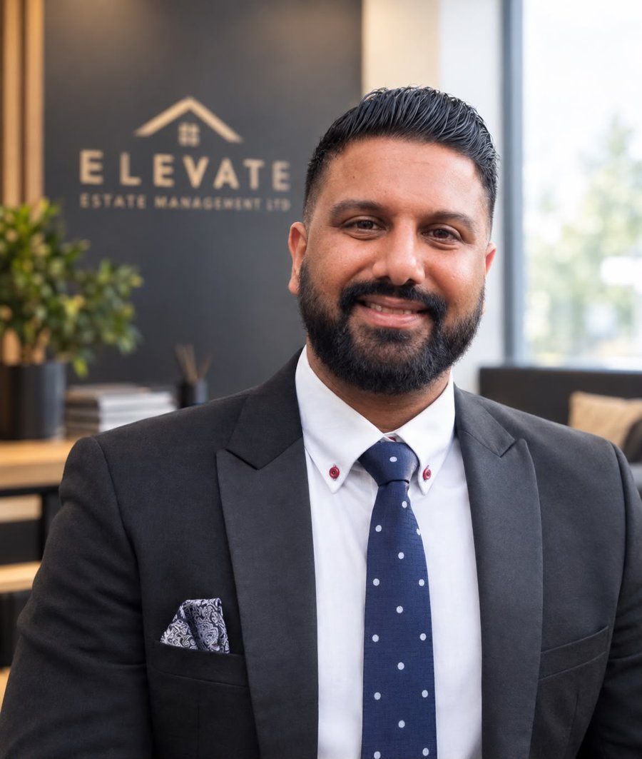 Suraj Nayee, founder of Elevate Estate Management